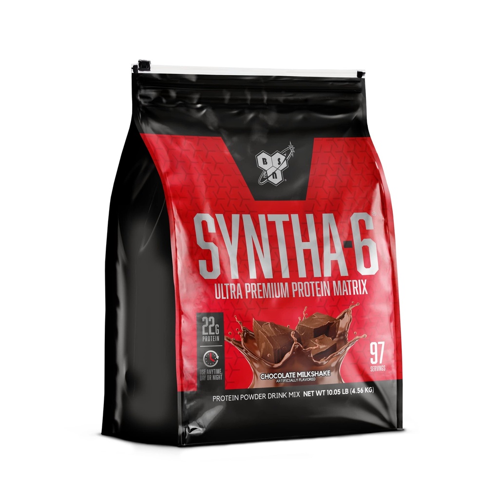 BSN SYNTHA-6 Whey Protein Tozu Micellar Casein, Chocolate Milk Protein Isolate Toz, Chocolate Milkshake, 97 Hizmet (Pazar Mayıs Vary)