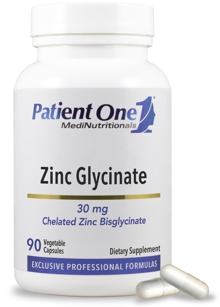 Hasta One çinko Glycinate 30mg | Destek Immune System Health * | Geliştirilmiş çinko Abhidrorpsiyon | 90 Capsules