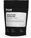 Gerçek Beslenme - Whey Protein Yoğunluğu -% 100 Whey protein Toz - Temel Amino asitlerle Low Carb Toz - Leucine Yüksek - Chocolate Fudge Brownie - 1lb.
