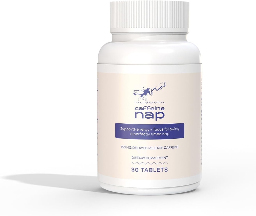 Gecikmiş Salı Caffeine Supplement | Power Coffee Nap + Energy & Focus | 60 Tablet