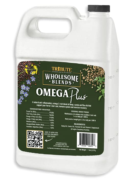Atlar için bütün piç piçerler Omega Plus Oil Supplement, 1 Gallon