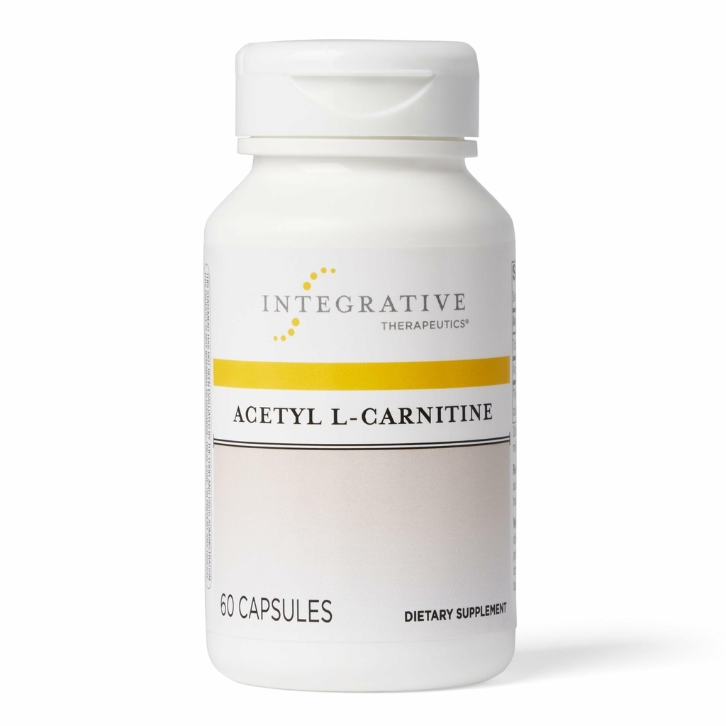 Bütünleştirici Tedaviler Acetyl L-Carnitine - Sağlıklı Hücre Enerji Üretimi * - Destekler Nerve Hücre Fonksiyonlu* - Vegan, Gluten-Free & Dairy-Free - 60 Capsules (30 Hizmetler)