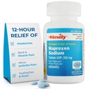 TIME-CAP LABS, INC. Zamanlı Naproxen sodyum 220 mg - NSAID Pain Reliever for Headache, Tooth Ache, Minor Arthritis Pain Relief, Backache, Fire - Son 12 Saat - 300 Kont