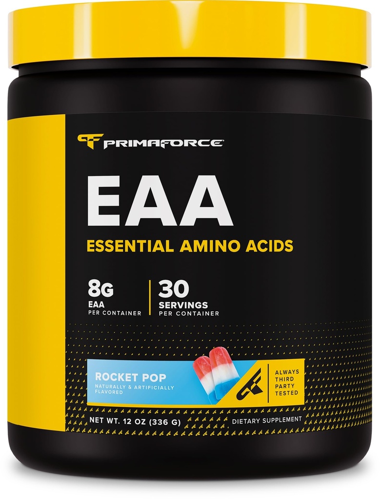 Primaforce EAA Toz (30 hizmet, Rocket Pop Flavor) - Pre / Intra Workout ve Recovery için Temel Amino Asitler - Non-GMO ve Gluten Ücretsiz