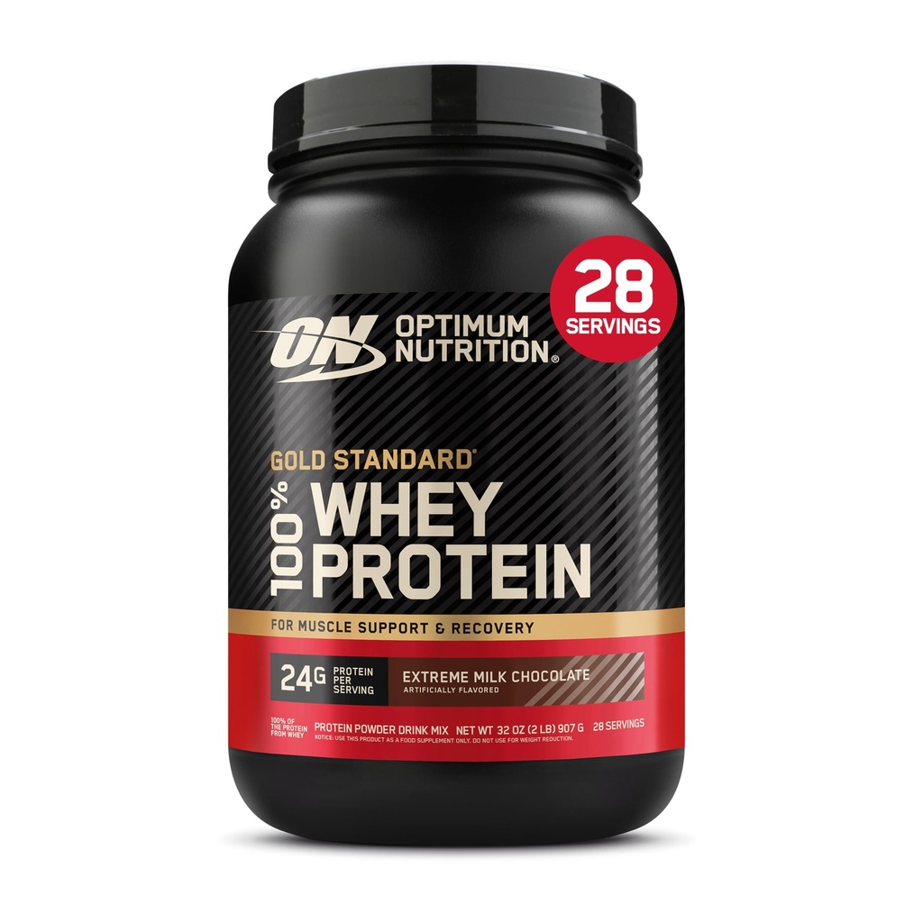 Optimum Beslenme Altın Standardı 100% Whey Protein Toz, Extreme Milk Chocolate, 2 Pound (Pack of 1) (Pazar Mayıs Vary)