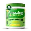 Amazing Grass Greens Mix Energy: Smoothie Mix, Super Greens Toz & Plant Based Caffeine with Matcha Green Tea & Beet Root Toz, Lemon Lime, 30 Hizmet (Pazar Mayıs Vary)