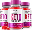 (3 Pack) KetoXpert Keto Gummies, Keto Uzman ACV Gummies Gelişmiş Formula, Keto Xpert Maximum Strength 1000MG Gummys, Keto Apple Cider Vinegar Supplement, DWXpert Vitaminleri (180 Gummies)