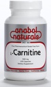 Anabol Naturals L-Carnitine 120 Capsules- 500 mg Pure L-Carnitine Per Capsule, 120 Hizmet