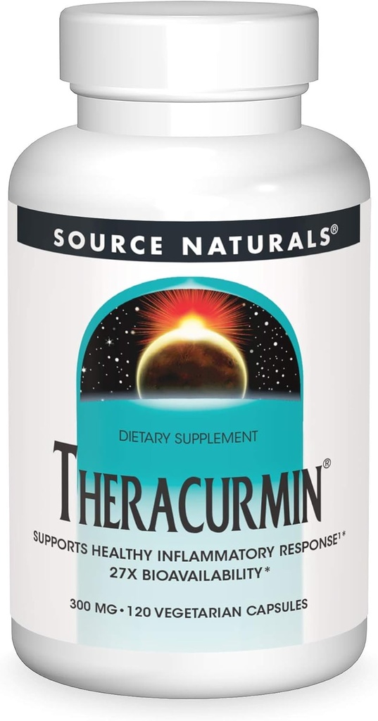 Kaynak Naturals Theracurmin, Sağlıklı Inflammatory Response *, 300 mg - 120 Vegetarian Capsules