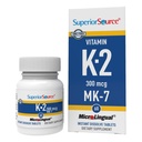 Üstün Kaynak Vitamini K2 MK-7 (Menaquinone-7) 300 mcg - Bone Strength & Health Support Supplement - Aids Health Heart Function - Bariatric-Friendly - 60 Sublingual Discrypt Tabletleri - 60 Sublingual Dis