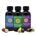 C60 Evo All-Doğal Edible Oils, Mini Oil Örnekr Pure C60 ESS60 ile Set, Immune Support and Common Support Supplement with Olive Oil, Aoka Oil & MCT Coconut Oil, Set of 3, 2 oz