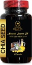 chia Seed Advanced - CHIA Seed - Digestive Fiber, Organic chia Seed Oil Capsules, Plant Based Omega 3 6 9 Supplement, Non-GMO, Gluten Free, Keto Diet - 1 Bottle 60 Softgels