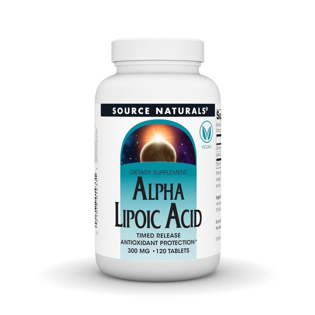Source Naturals Alpha Lipoic Asit, Zaman Antioksi Koruma * - 120 Zaman Yayın Tabletleri