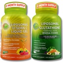 SUPPLEMENTS SU Liposomal Vitamin C 1100 mg Sıvı Gel Capsules - Sche up with - Liposomal Glutathione 500 mg Supplement Supplement Supplement