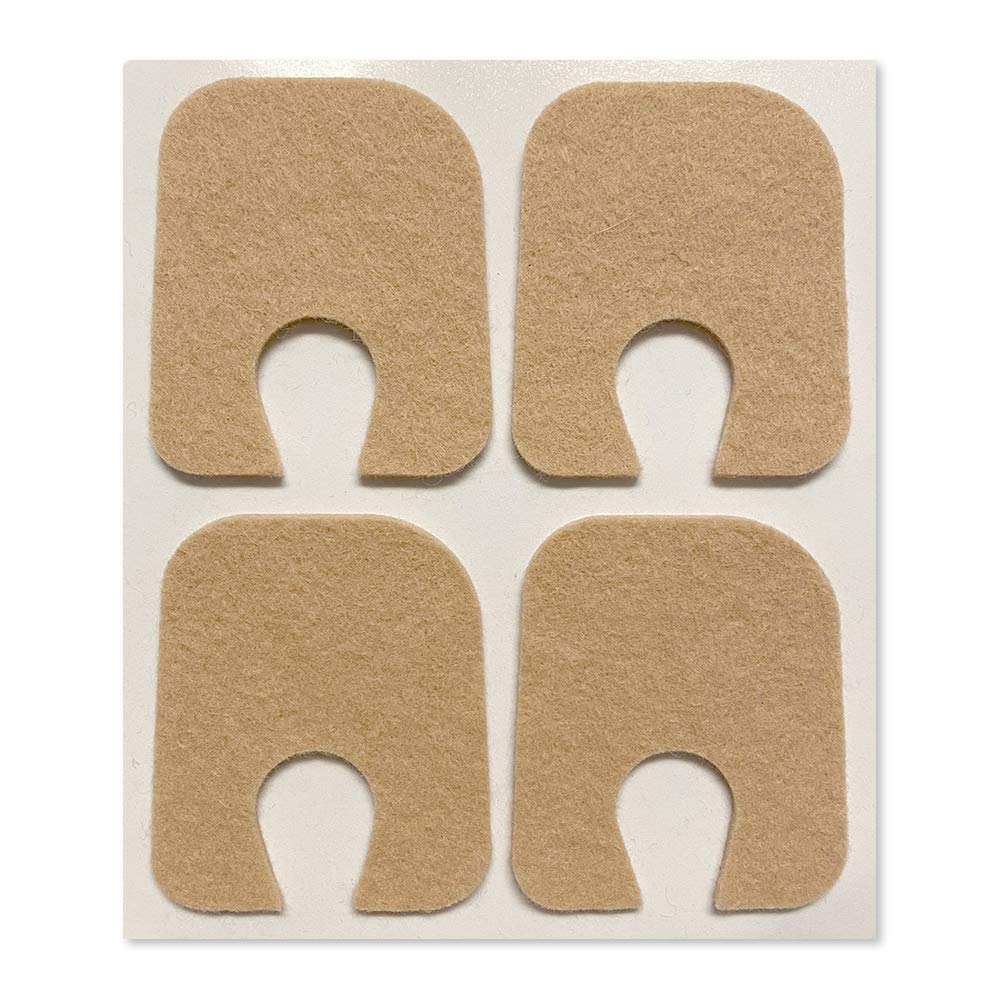 Aetna Foot Products - Yapıştırıcı Felt U-Shaped Callus veya Toe Pads, 100, 1/8 "Sabahın Paketi"