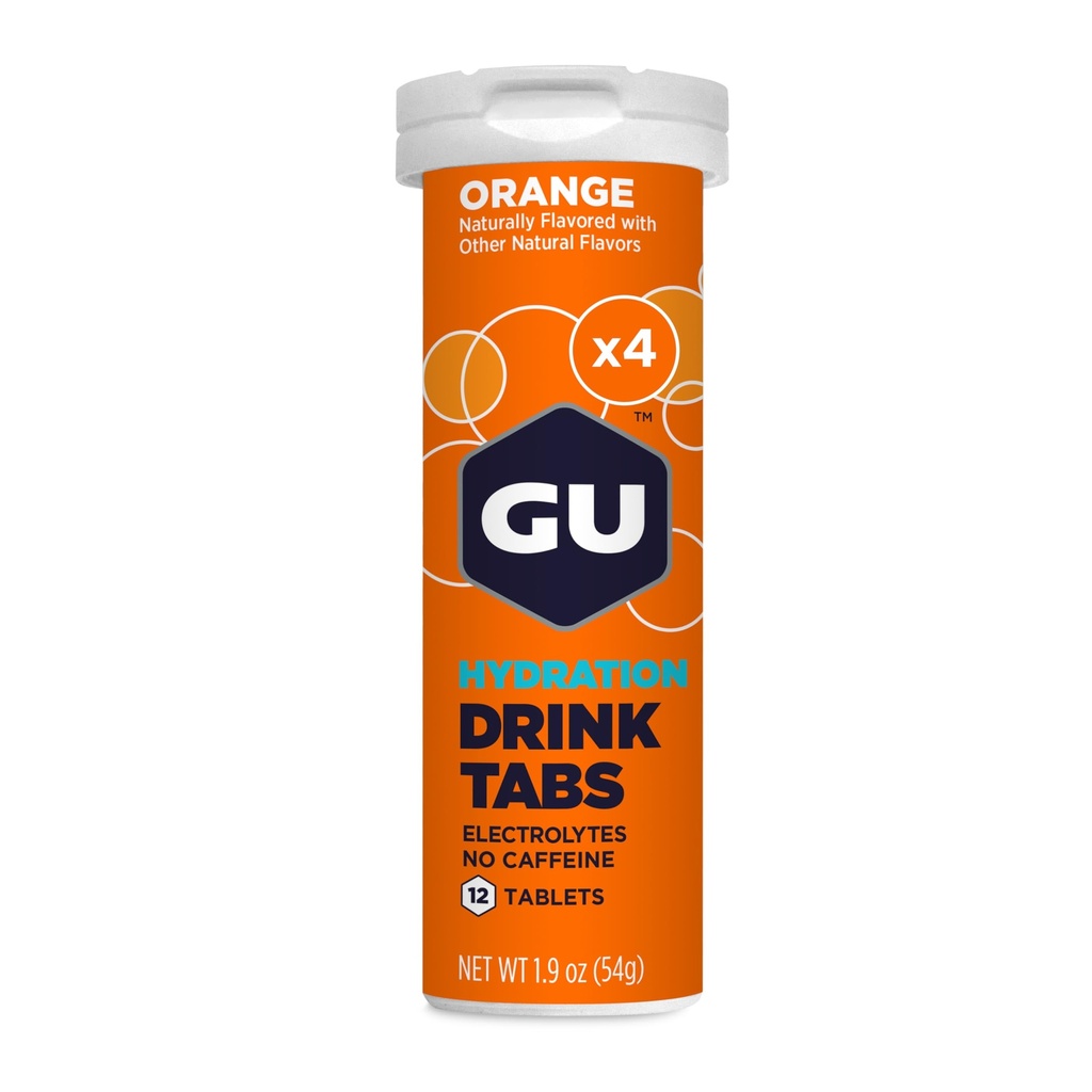 GU Energy Hydration Electrolyte Drink Tabletleri, Endurance Sports Drink for Run, Bisiklet, Triathlon, 4-Count (48 Hizmet)