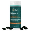 Iwi Omega-3 Sport, 60 Softgels (30 hizmet), Plant-Based Vegan Algae Omega 3 with DHA, Egzersiz Kurtarma Desteği Diyeter Supplement, Krill & Fish Oil Alternative, No Fishy Aftertaste