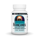 Source Naturals Manganese, Amino Acid Chelate - Supports Energy Production - 250 Tablet