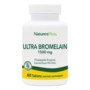 NaturesPlus Ultra Bromelain - 60 Tablet - 1500 mg of Pineapple Bromelain - Ortak Destek sağlayın ve Digestive Health - 60 Hizmetler