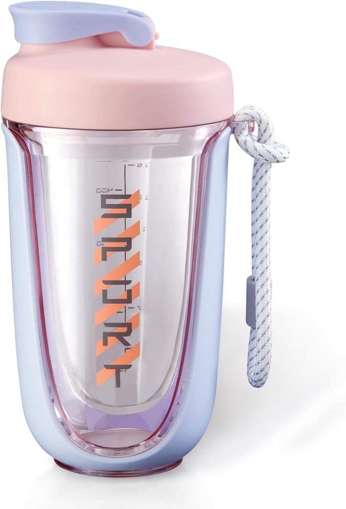Protein için sallanan bardaklar 20 oz protein sallayıcı şişe,Leak Kanıt, Spor için Mükemmel Shaker, Pre-Workout Şişe,Cocktail Shaker Cup,Weight Kayıp Tamam Shakes