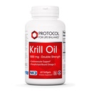 PROTOCOL FOR LIFE BALANCE Krill Oil 1000mg - Ekstra Güçlü Krill Oil Supplement - DHA & EPA - Astaxanthin - Destek Kalp, Beyin, Ortaklar - GMO & Hell - 60 Softgels