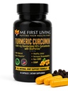 Me First Living Turmeric Curcumin 1000 mg 95% Curcuminoids, Bioperine 10 mg, 19x More Potent Than Others, Increased Absorption, Non-GMO, Organic Turmeric, Vegan, Gluten Free, 60 Capsules
