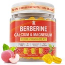 Berberine Gummies 1000mg for Women & Men, Liposomal + HCl, Sugar Free,2Pack
