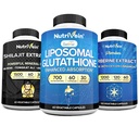 Nutrivein Premium Shilajit Capsules, Liposomal Glutathione Supplement, & Berberine Supplement Sche: Berberine, Glutathione, & Shilajit Capsules for Men & Women - Metabolism, Vitality, & Balance