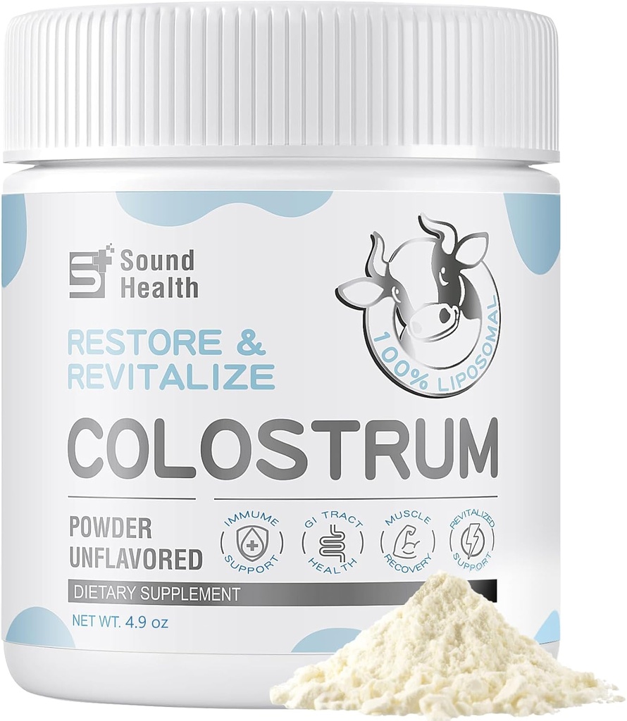 İnsanlar için Colostrum Tamam Toz - Gut Health için Organik Bovine Colostrum Supplement, Saç Büyüme, Güzellik - Unflavored (73 Hizmet)