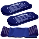 Injuries (3-Piece Set), Ortak Ağrı, Kas Soreness ve Body Inflammation - Reusable Gel balları - Atıcılar ve Ayaklar için Ait, Geri, Omuzlar, Arms ve Legs