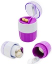 KIRIYUUK Pill Crusher ve radyatör, Crushes Multi Tabletleri Güzel Bir Toz, Paslanmaz Çelik, Seyahat için Mükemmel, Ablet Pulverizer Seyahat için Uygun, Büyük Feeding Tube kullanımı ve Evcil hayvanlar, Günlük Kullanım