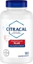 Vitamin D Kaplaması ile Citracal Kalsiyum Citrate with Vitamin Daving Caplets 180 Caplets (Pack of 2)