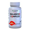 Hallusa Natural Vitamin B Kompleksi Biotin, B12, B6, B5, B3, B2 – Enerji, Metabolism & Saç Destek 60 Tablet - Folic Acid ile Daily B-Complex Supplement, Inositol & Choline