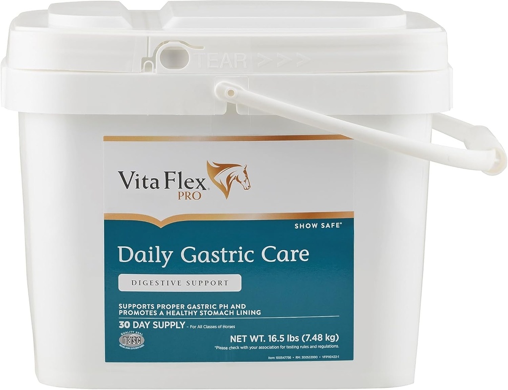 Vita Flex Pro Daily Gastrik Care, Güvenli Göster*, Alfalfa-Based Food, 30-Day Supply