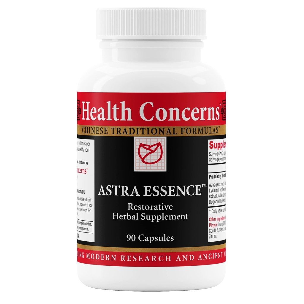 Health Concerns Astra Essence – Herbal Tonic Support Supplement – Traditional Chinese Medicine for Vitality, Memory, Dizziness, Vertigo, Recovery & Immune Support – 90 Capsules