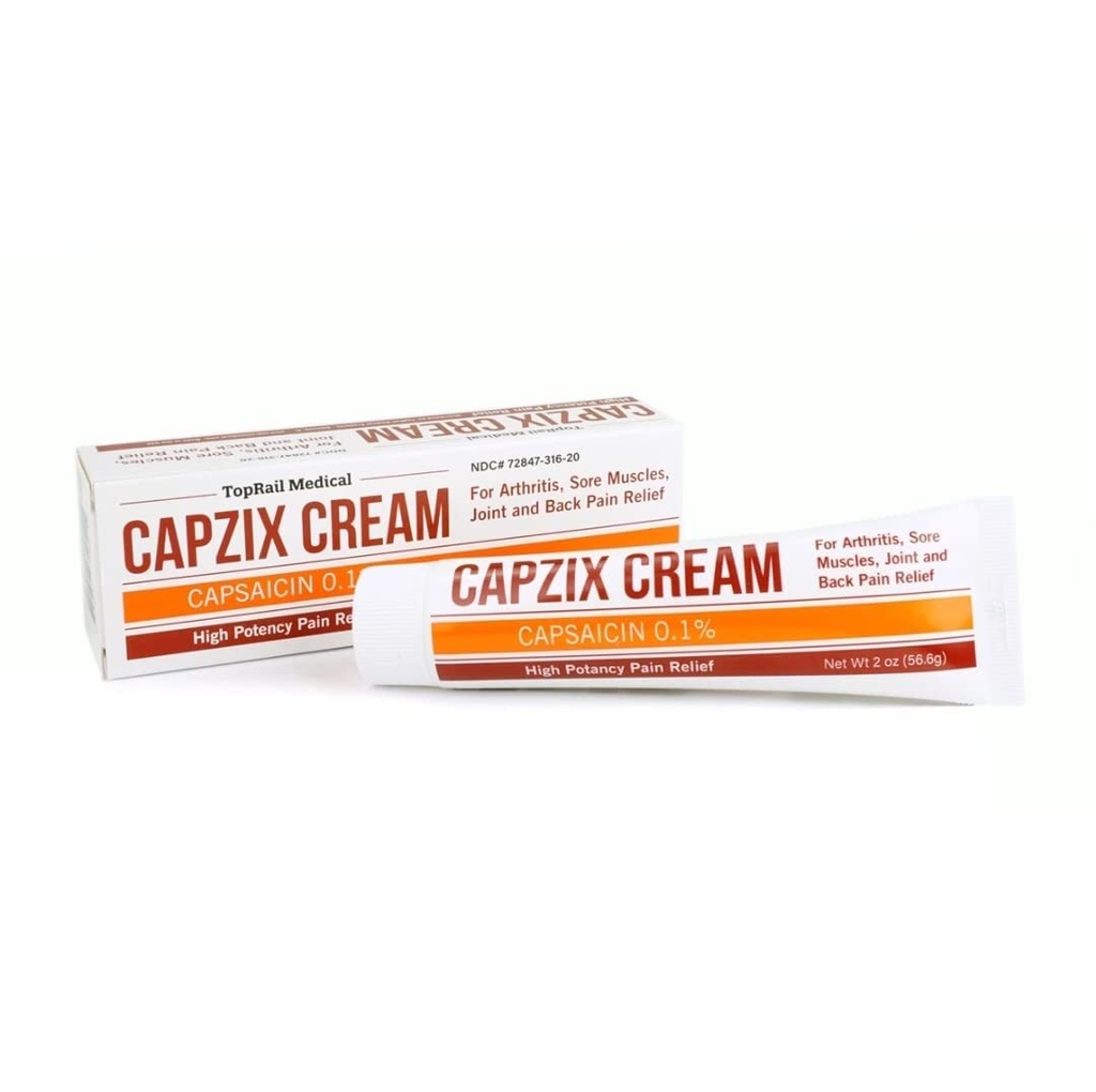 Pain Relief 2 OZ Capsaicin .1% Yüksek Potency / maksimum Kuvvet