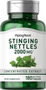 Piping Rock Sting Nettle Capsules 2000 mg | 180 Pills | Interd Leaf Extract | Non-GMO & Gluten Free Herbal Supplement Supplement Supplement
