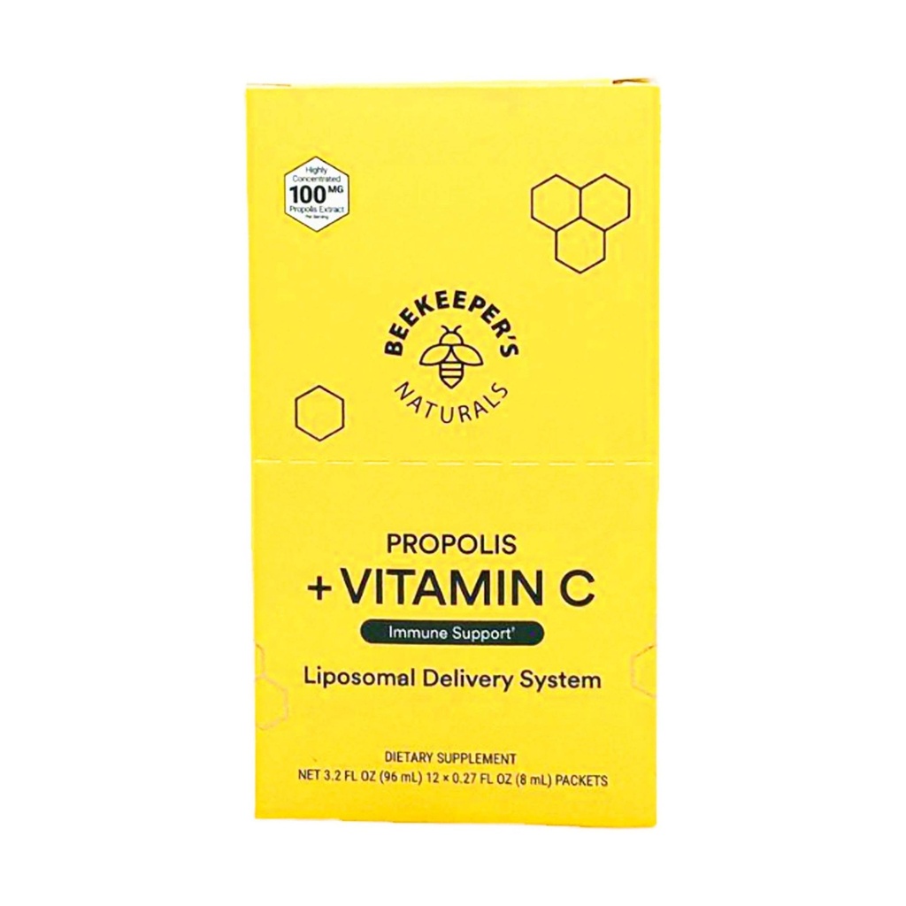 Arı koruyucuları Vitamin C 12 Kont ile Doğal Propolis, 0.27 Fz