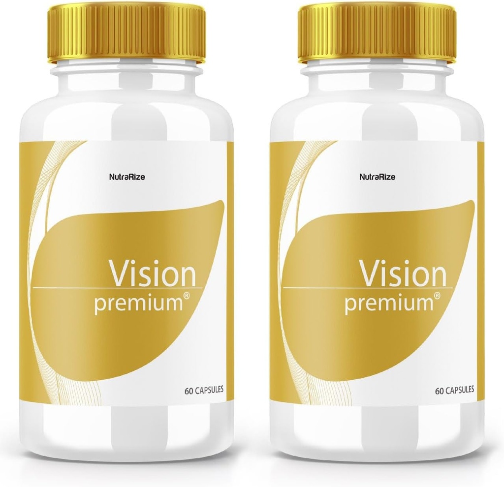 (2 Pack) Vizyon Premium, Premium Eye Support Supplement, Vizyon Premium Yoğunluğu ve Focus'u Geliştirmek için, Vizyon Premium Tüm Doğal Pills Sağlıklı Gözler için, VizyonPremium Yorumlar (120 Capsules)