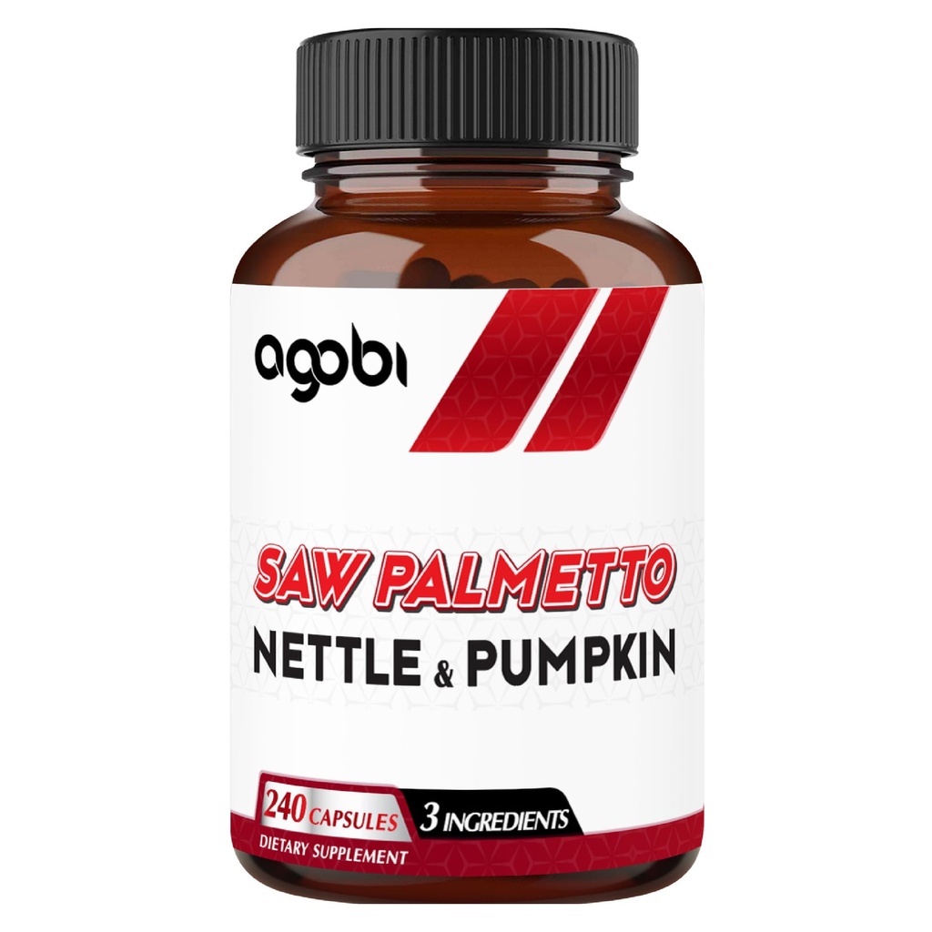 Daha önce Nettle Leaf & Riley ile Palmetto Supplement - Restful Mood, Hair Health, Immune System & Energy Production - 4Month Suppply için 240 Veggie Capsules