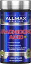 ALLMAX Essentials Arachidonic Acid+ - 120 Capsules - Güçlüyü artırmak ve Endurance - Gluten Free - 30 Hizmet