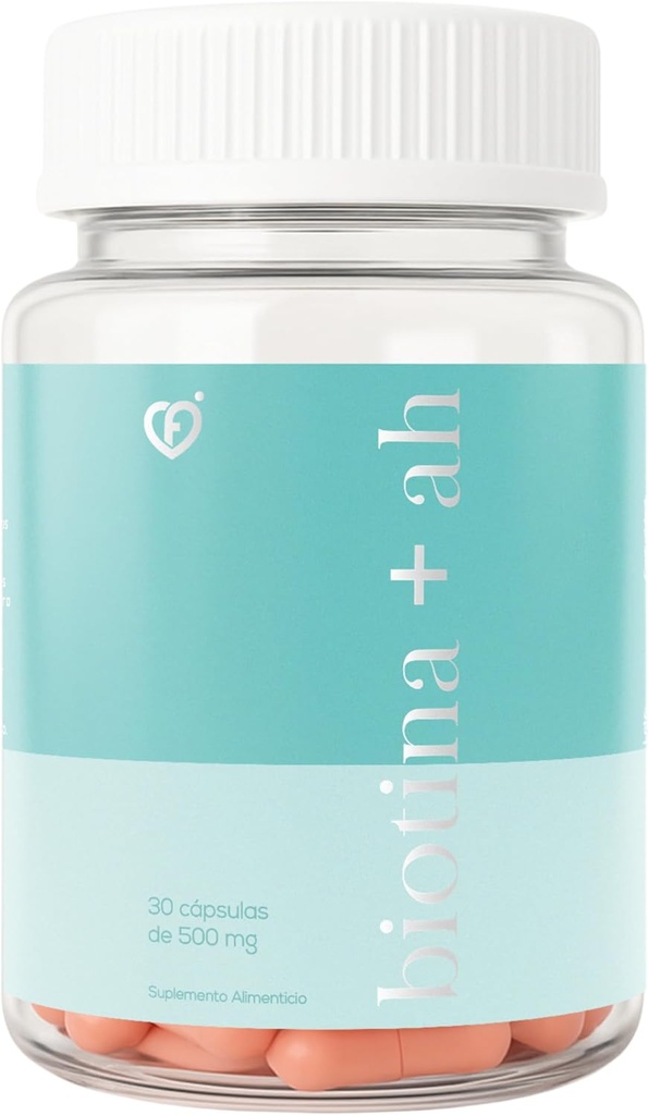 CF CARO FIT - BIOTIN 300 MCG Plus HYALURONIC Acid 100 Capsules of 500 MG Hydrating Skin and Hair Saç Saç Saçları