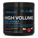 PE Science High Volume Stim-Free Pre-Workout Pump Toz, Caffeine-Free with L-Citrulline & L-Arginine Nitrate, Non-Stim Preworkout for Men and Women - 36 Scoops, Raspberry Lemonade