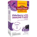 Nature Made Wellblends Elderberry with ImmuneCare, Vitamin D3 ve çinko, Elderberry Flavor, 30 Hızlı Dissolve Tabletleri