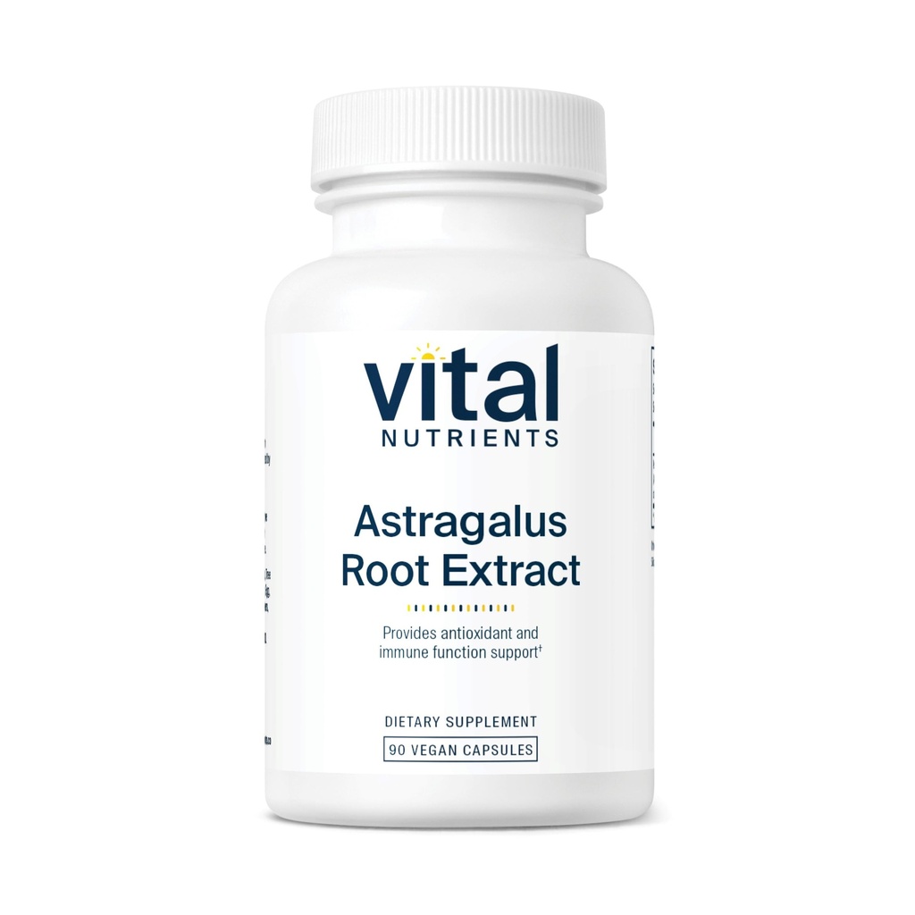 Vital Nutrients - Astragalus Root Extract - Vegan Formula - Immune Sistemi için herbal Destek - Şişe başına 90 Vejetaryen Capsules - 300 mg