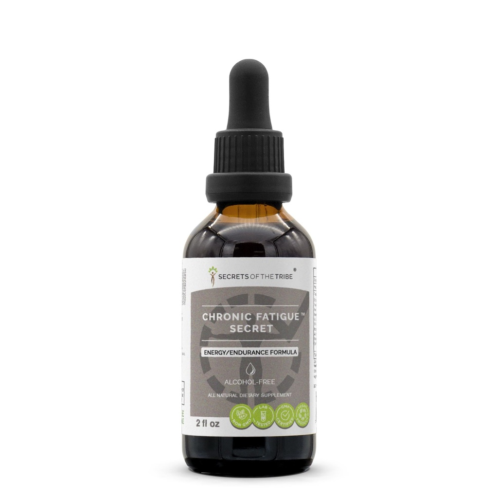 Kabilenin Sırları - Kronik Fatigue Gizli, Herbal Supplement, Alkol Özgür Sıvı Ekstraksiyon, Enerji/Endurance Formula (2 fl oz)