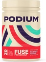 Podium Beslenme, Fuse Pre Workout Toz, Blue Razz Slushie, 30 Hizmet, Beta Alanine ve Caffeine for Energy, Gluten Free, Soy Free, Dairy Free