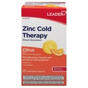 Lider çinko Cold Therapy Chewable Tabletler, Non-Drowsy Homeopathic Çinko Supplement, Soğuk Belirtilerin Süresini ve Şiddetlilığını azaltır, Soğuk Remedy, Citrus Flavor, Sugar Free, 25 Count