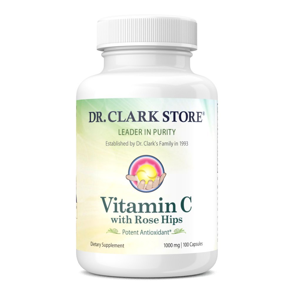 Dr. Clark C ile Rose HIPS Supplement – 1000 mg, 100 Gelatin Capsules, Immune Support & Antioksi Koruma Koruma