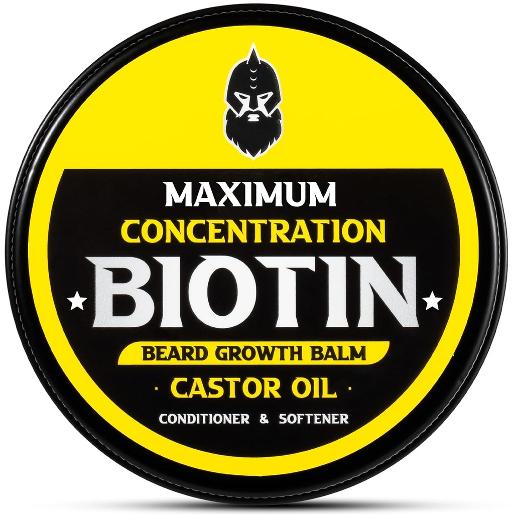 Ayıd Balm, En İyileştirme BIOTIN, Castor Oil and Argan & Jojoba Oils, Beard growth, Styles, Supports & Softens Beards & Mustaches, 2 Ounce,Sandalwood